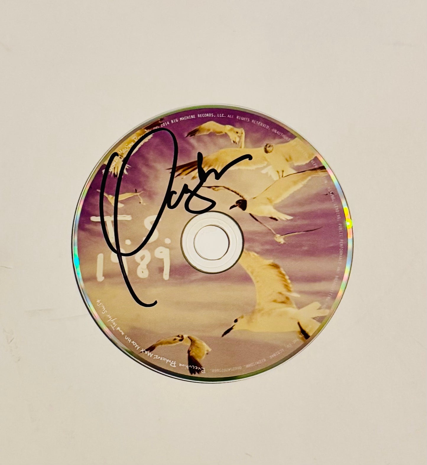 Taylor Swift Autographed CD With COA
