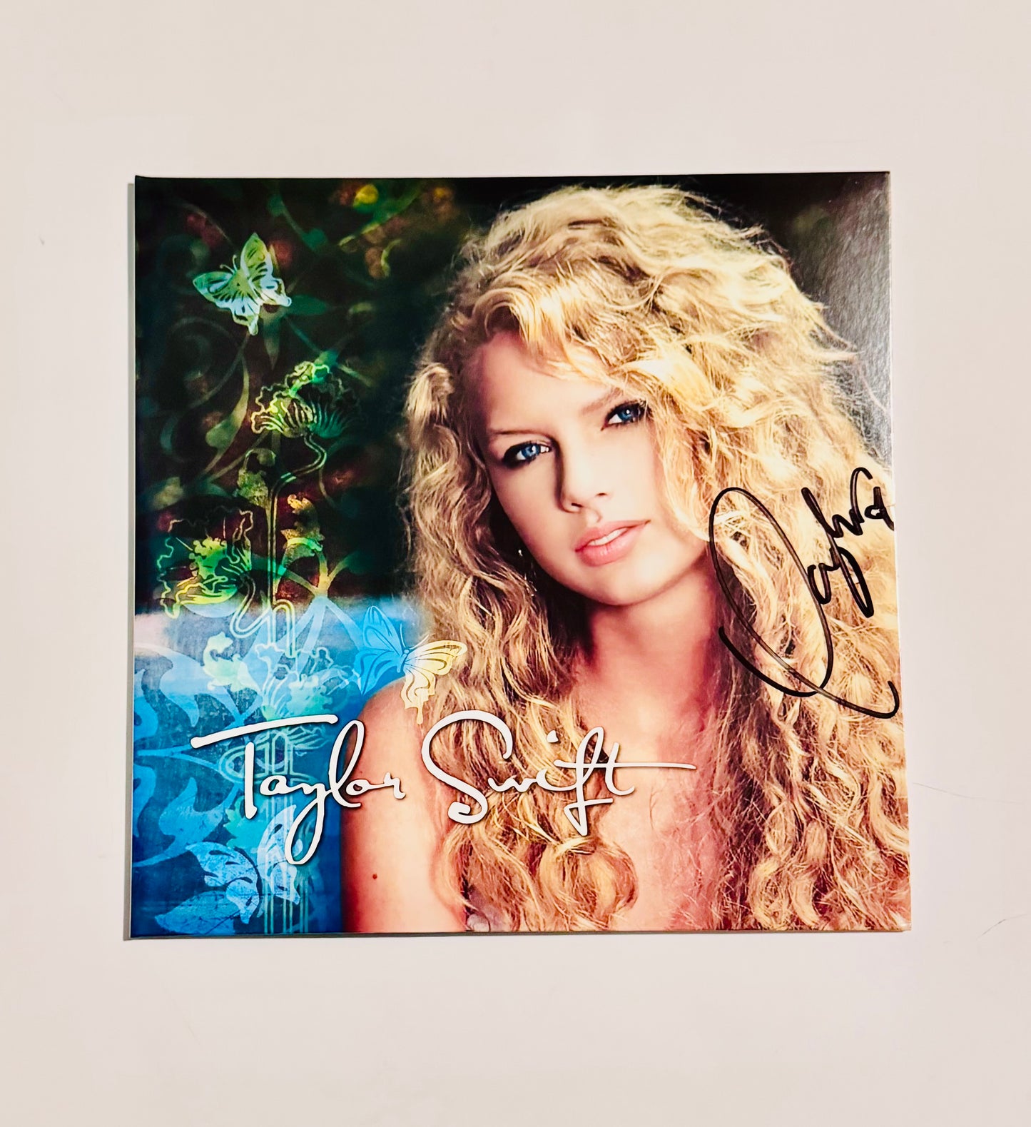 Taylor Swift Autographed LP Cover With COA