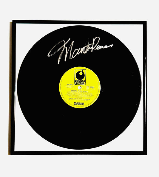 Martha Reeves Autographed Vinyl Record Framed With COA
