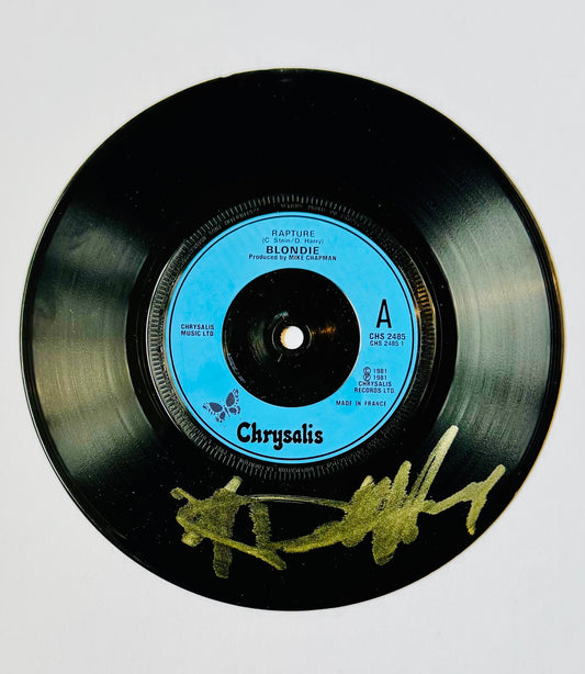 Blondie Debbie Harry 7" Single Vinyl Autographed With COA