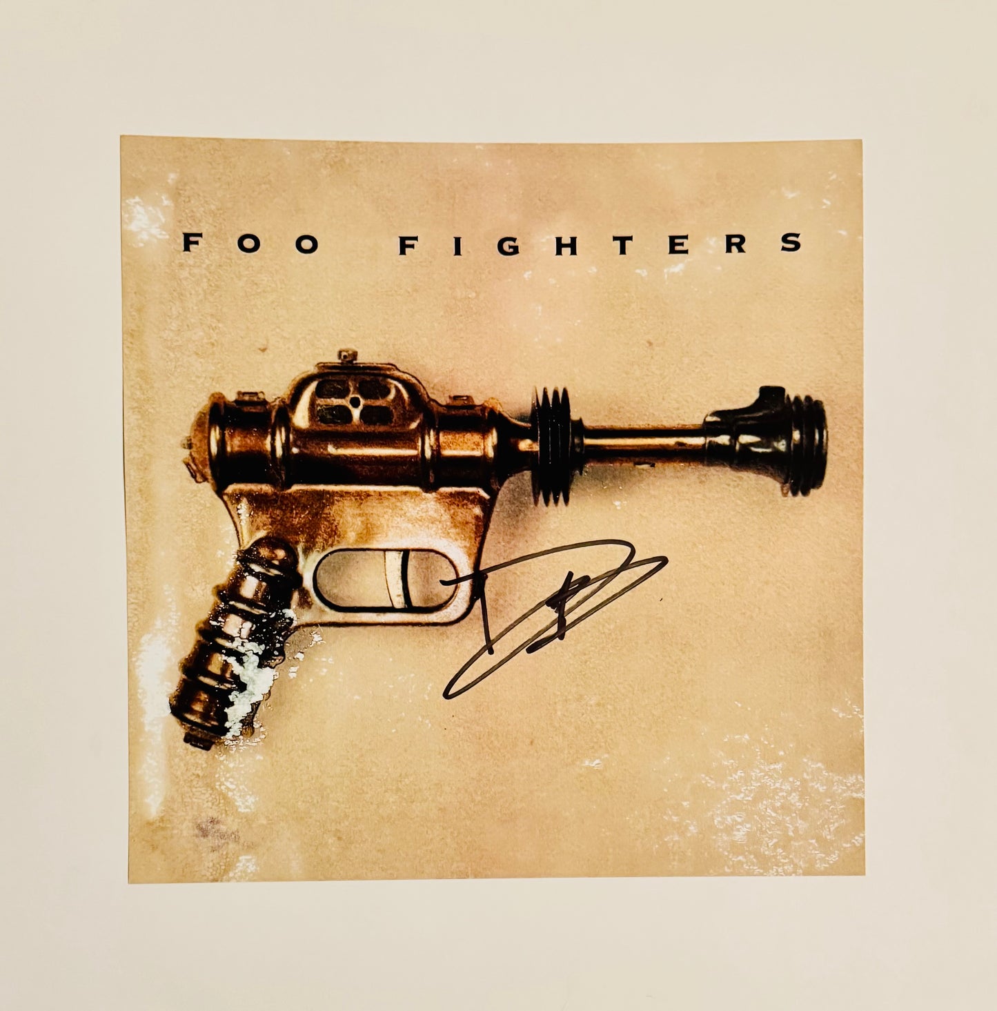 Dave Grohl Autographed Promotional LP Poster With COA