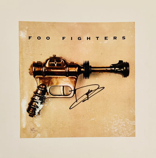 Dave Grohl Autographed Promotional LP Poster With COA
