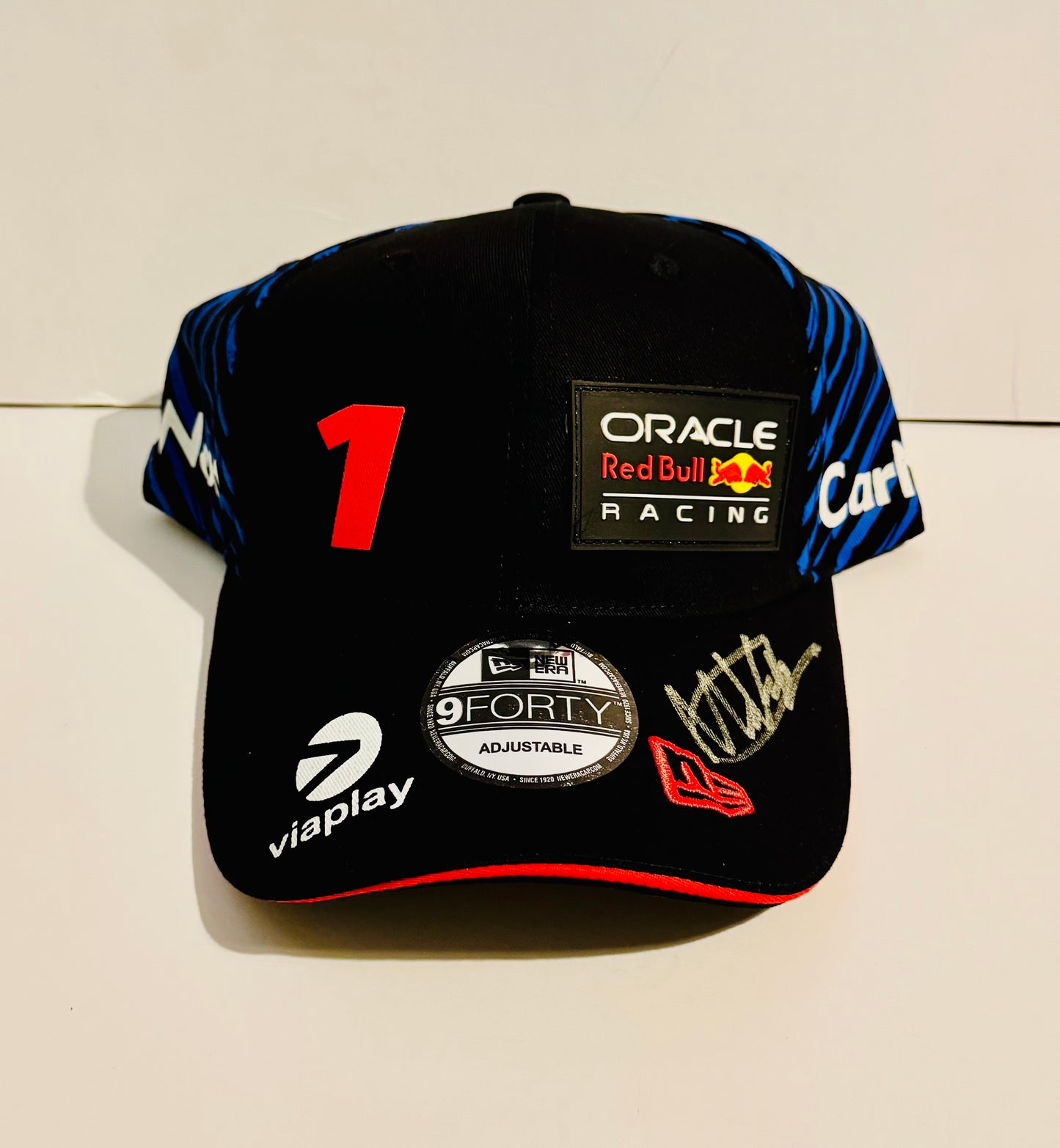 Max Verstappen Autographed Red Bull F1 Cap With COA