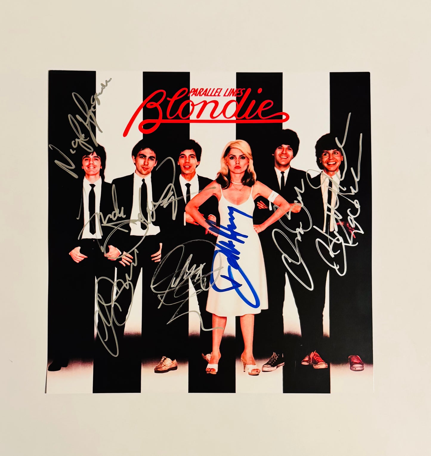 Blondie Autographed Promotional LP Poster With COA