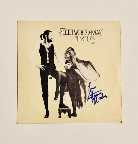 Fleetwood Mac Stevie Nicks Autographed LP Cover With COA