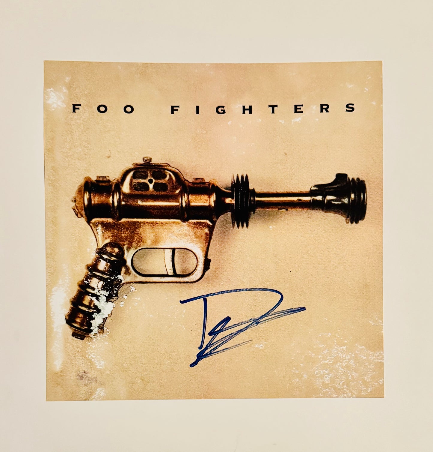 Dave Grohl Autographed Promotional LP Poster With COA