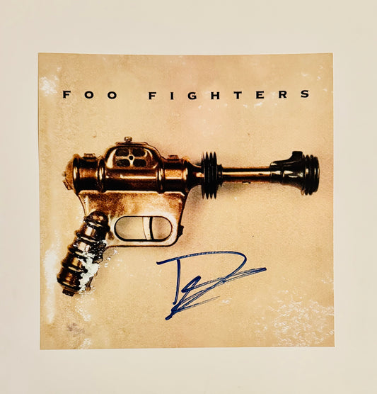 Dave Grohl Autographed Promotional LP Poster With COA