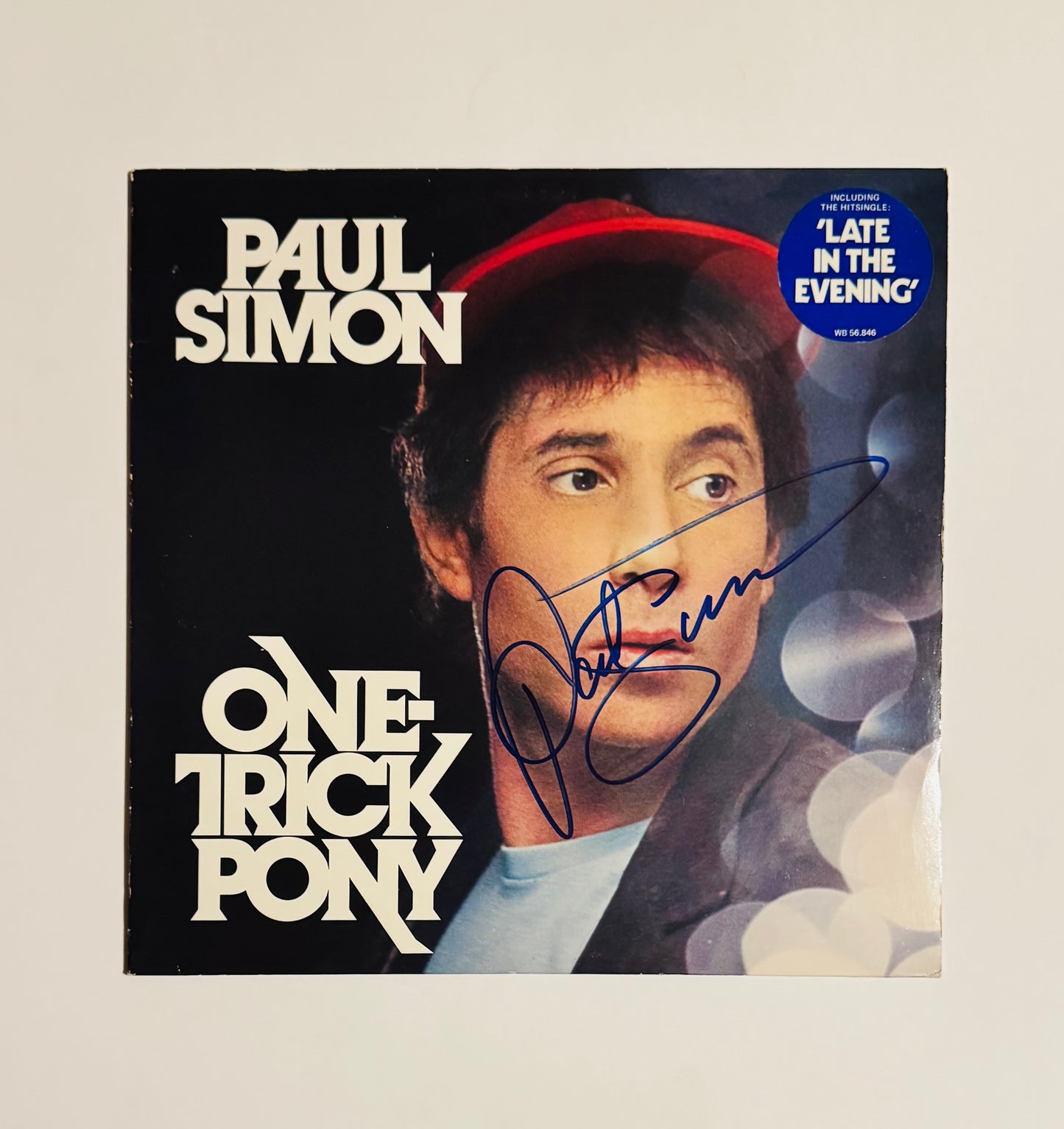 Paul Simon Autographed LP Cover With COA