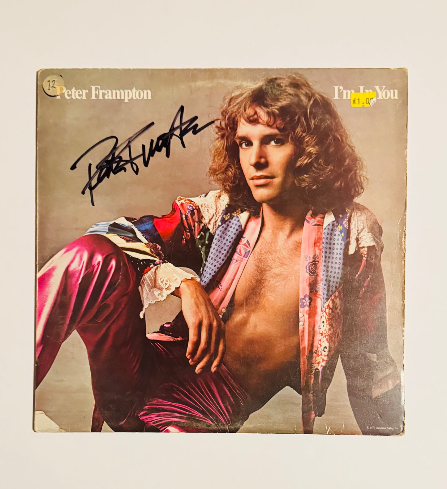 Peter Frampton Autographed LP Cover With COA